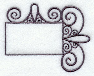 Wrought Iron Label