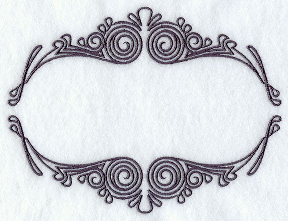 Stylish Swirls Label