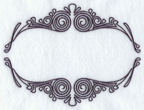 Stylish Swirls Label