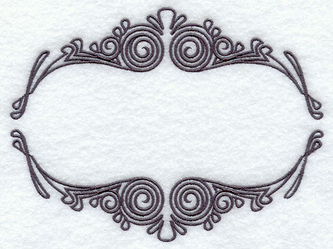 Stylish Swirls Label