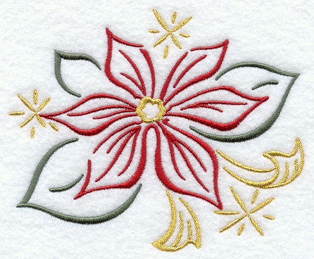Spirited Christmas Poinsettia