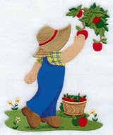 Fisherman Fred Picks Apples