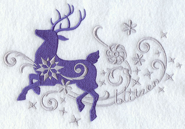 Blitzen in Filigree (Facing Left)
