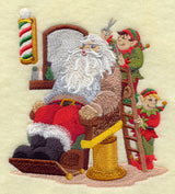 Santa at the Barber Shop