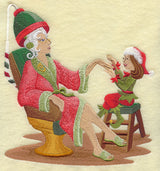 Mrs. Claus at the Salon