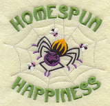 Spider Spinning Homespun Happiness