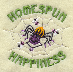 Spider Spinning Homespun Happiness