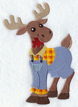 Moose in Bib Overalls