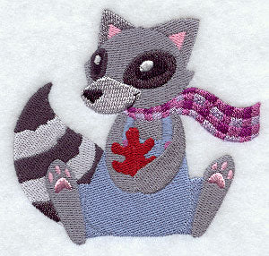 Raccoon in Bib Overalls
