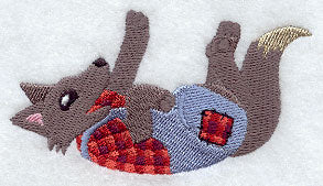 Wolf in Bib Overalls