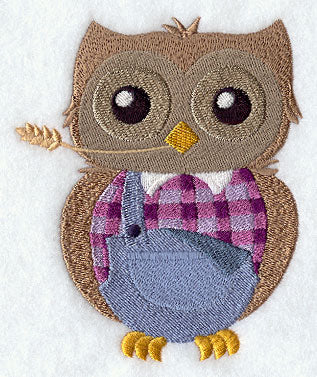 Owl in Bib Overalls