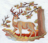 Autumn Deer in Watercolor