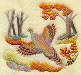 Autumn Pheasant in Watercolor