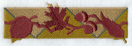 Woodsy Leaf and Acorn Border