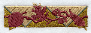 Woodsy Leaf and Acorn Border