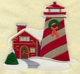 New England Christmas Lighthouse