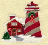 New England Christmas Lighthouse