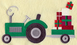Farm Tractor with Christmas Gifts