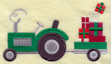 Farm Tractor with Christmas Gifts