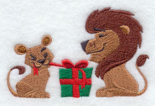 Safari Christmas Cub and Lion