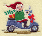 Italian Mrs. Claus on Scooter