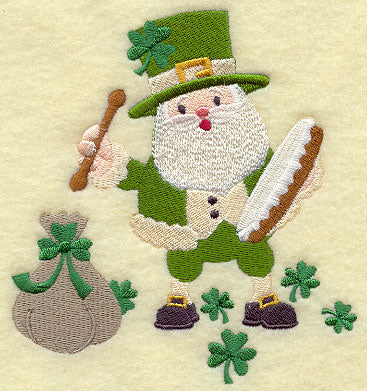 Luck o' the Irish Santa Claus