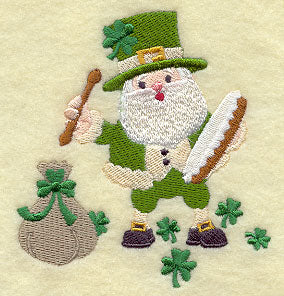 Luck o' the Irish Santa Claus