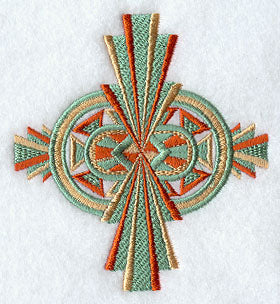 Soleil Art Deco Cross