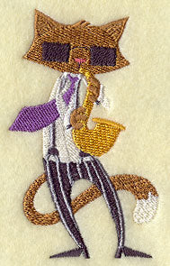 Jazz Cat on Saxophone