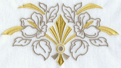 Art Deco Floral Burst