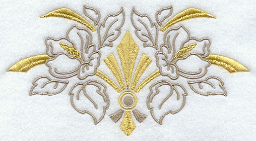 Art Deco Floral Burst