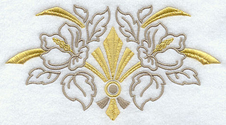 Art Deco Floral Burst