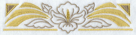 Art Deco Floral Border