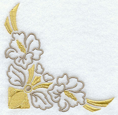 Art Deco Floral Corner