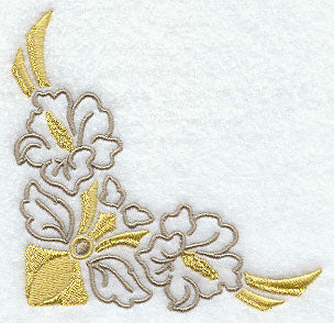 Art Deco Floral Corner