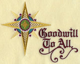 Goodwill to All with Ornate Star