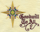 Goodwill to All with Ornate Star