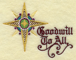 Goodwill to All with Ornate Star