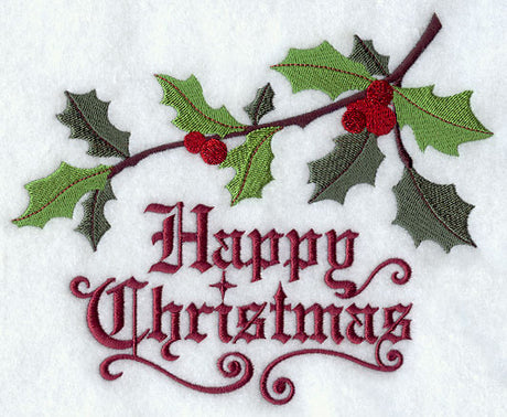 Happy Christmas with Holly