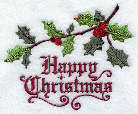 Happy Christmas with Holly