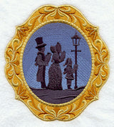 Christmas Cameo with Silhouette Carolers