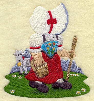 Sunbonnet Sue in Switzerland