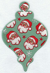 Wrapped Up In Santa Claus Ornament