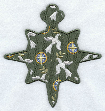 Wrapped Up In Christmas Peace Ornament