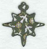 Wrapped Up In Christmas Peace Ornament