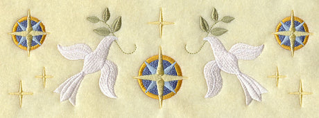 Wrapped Up In Christmas Peace Border