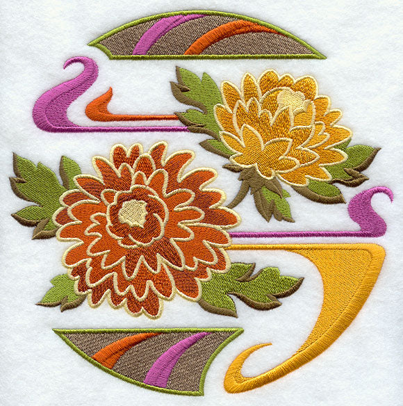 Arts and Crafts Chrysanthemum Circle