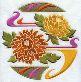 Arts and Crafts Chrysanthemum Circle