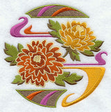 Arts and Crafts Chrysanthemum Circle