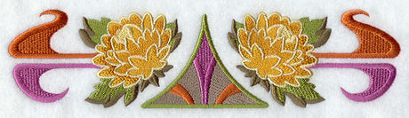 Arts and Crafts Chrysanthemum Border